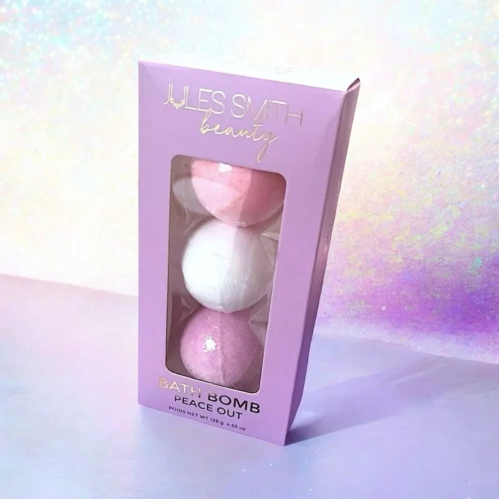 Jules Smith Bath Bomb Trio in Peace Out 129 g 4.55 oz New In Box